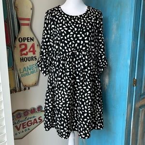 Entro Speck Patterned Dress
